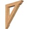 Ekena Millwork Traditional Traditional Smooth Bracket, Western Red Cedar, 3 1/2"W x 24"D x 28"H BKT04X24X28TRA01SWR - alternate 1